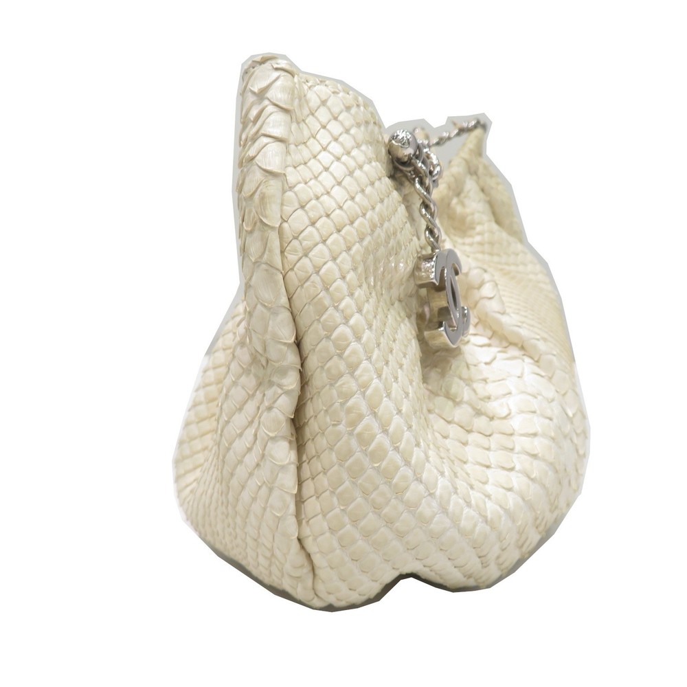 Chanel Python Chain Tote Bag Beige - Picture 4 of 14